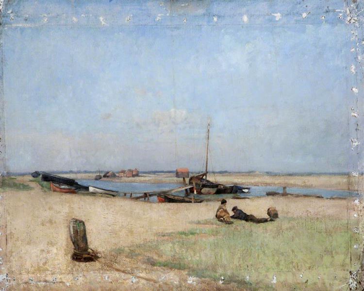 Estuary at Walberswick, c.1884 - c.1885 - Walter Osborne