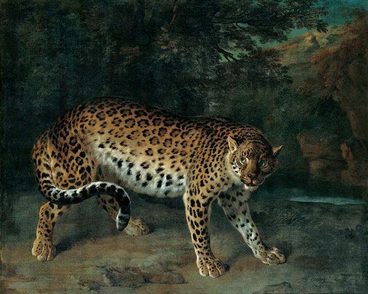 Leopardess, 1741 - Jean-Baptiste Oudry