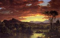 Country Home - Frederic Edwin Church
