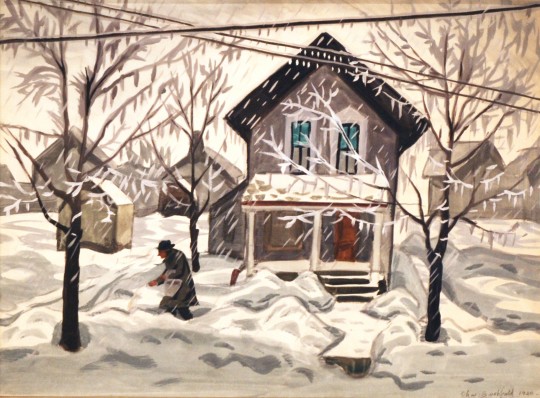 Sleet Storm (After the Ice Storm), 1920 - Charles E. Burchfield