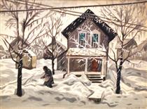 Sleet Storm (After the Ice Storm) - Charles E. Burchfield