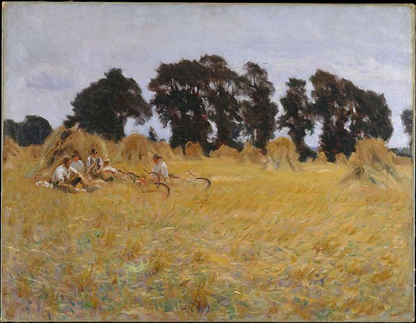 Reapers Resting in a Wheat Field, 1885 - John Singer Sargent