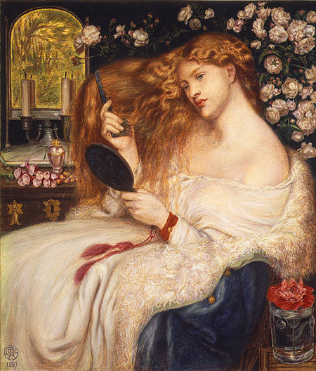 Lady Lilith, 1867 - Dante Gabriel Rossetti