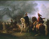 A General with His Aide De Camp - Carle Vernet