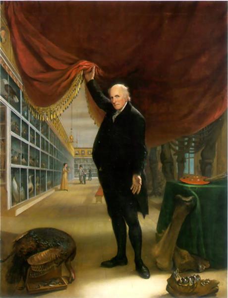 The Artist in His Museum, 1822 - Charles Willson Peale