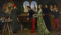 The First Visit of Simonetta Presented by Giulio and Lorenzo De Medici - Eleanor Fortescue-Brickdale