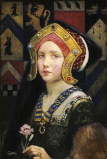 Head of a Tudor Girl - Элеанор Фортескью-Брикдейл