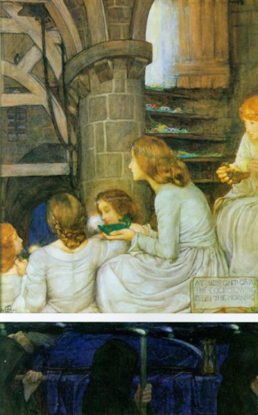 The Wise and Foolish Virgins - Eleanor Fortescue-Brickdale