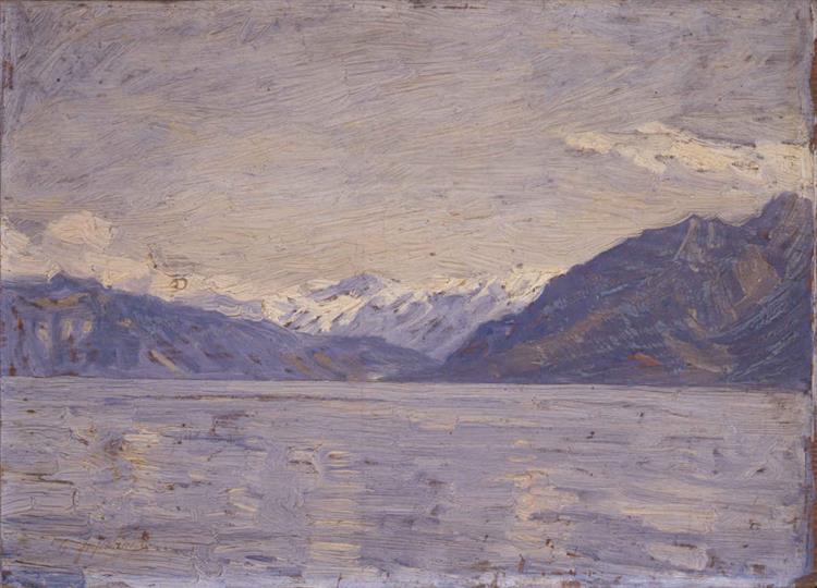 Lac Leman, 1908 - Fujishima Takeji
