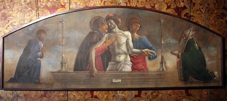 Pietà, 1472 - Джентиле Беллини