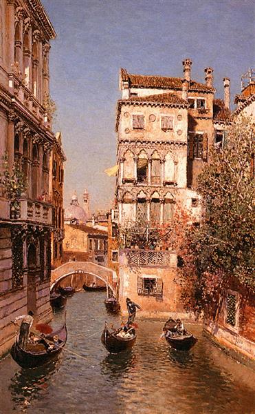 The Canal Venice - Martín Rico