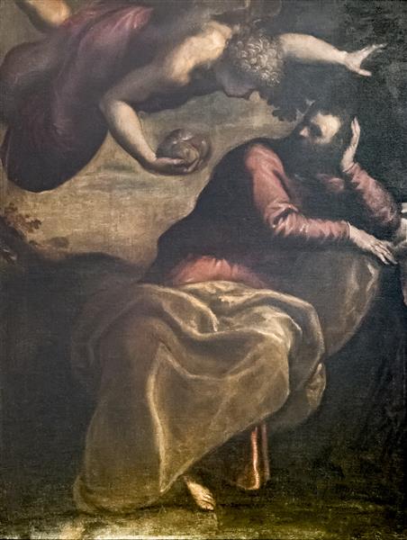 Elia Cibato From angel, 1575 - Palma il Giovane