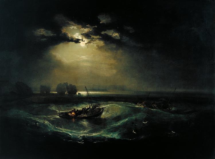 Fishermen at Sea, 1796 - 透納