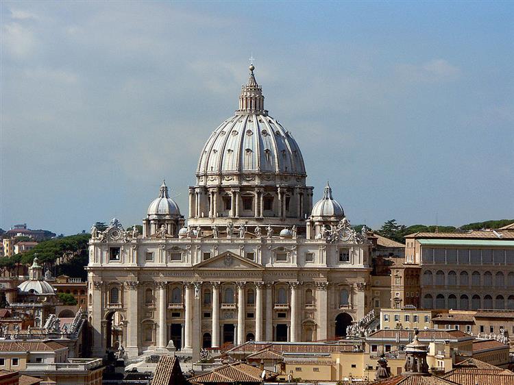 St. Peter's Basilica, Vatican, c.1506 - Донато Браманте
