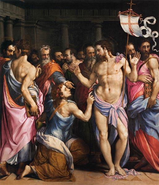 The Incredulity of St Thomas, c.1543 - c.1547 - Francesco de' Rossi (Francesco Salviati), "Cecchino"