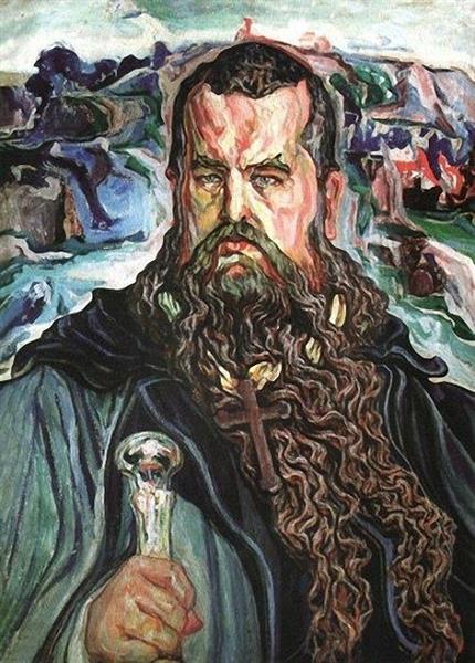 Moses (Portrait of Andrei Sheptytsky), 1915 - 1919 - Алексей Харлампиевич Новаковский