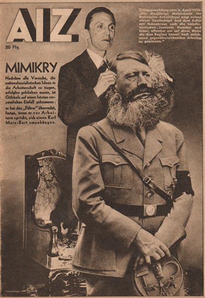 Mimicry, from The Workers' Illustrated News, 1934 - Джон Хартфилд