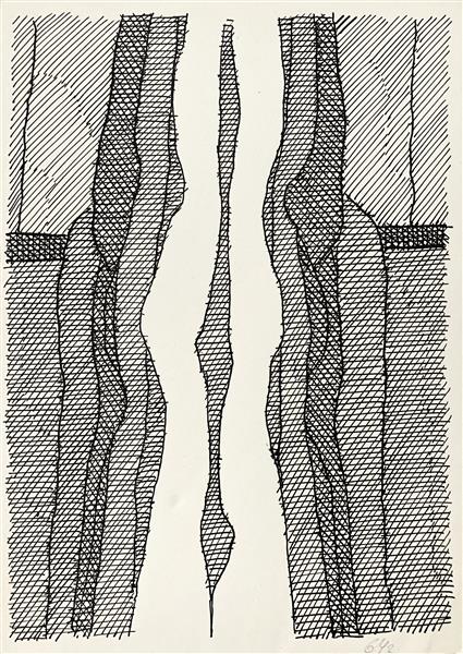 Abstract Composition (Female Image), 1964 - 1965 - Hryhorii Havrylenko