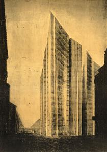 Friedrichstrasse Skyscraper Project - Ludwig Mies van der Rohe