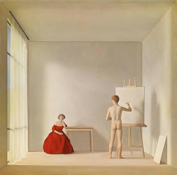 The Painter and the model, 1952 - Antonio Bueno