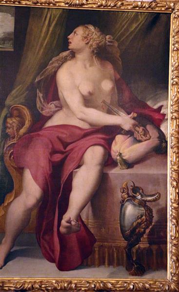 Lucretia's Suicide, c.1545 - c.1550 - Бартоломео Пассаротти
