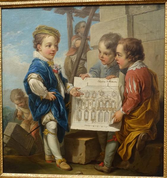 Architecture, 1753 - Charles-André van Loo