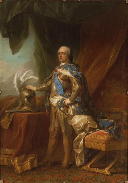 Louis XV in Armour, 1751 - Шарль-Андре ван Лоо