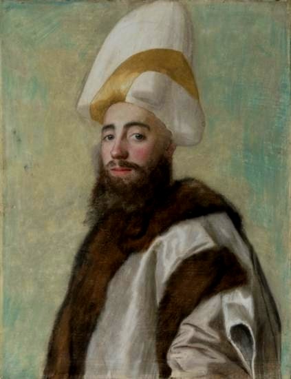 Portrait of a Grand Vizier of Ottoman Empire, (probably Hekimoğlu Ali Pasha), c.1738 - c.1743 - Жан Етьєн Ліотар