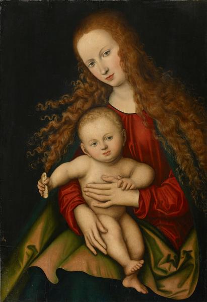 Madonna and Child, 1529 - Лукас Кранах Старший