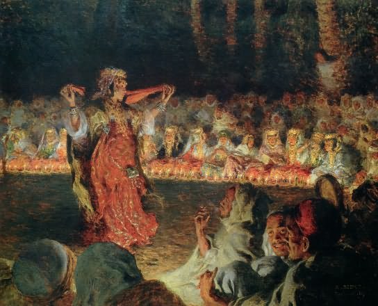 Night Party, 1891 - Nasreddine Dinet
