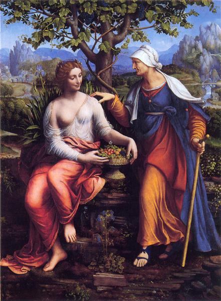 Vertumnus and Pomona, c.1518 - c.1528 - Francesco Melzi