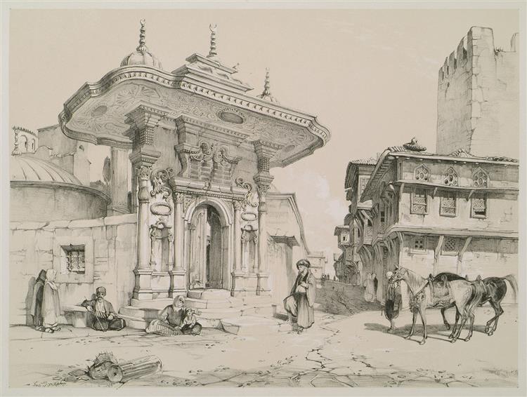 Gate of the Mosque of Saint Sophia, 1838 - John Frederick Lewis