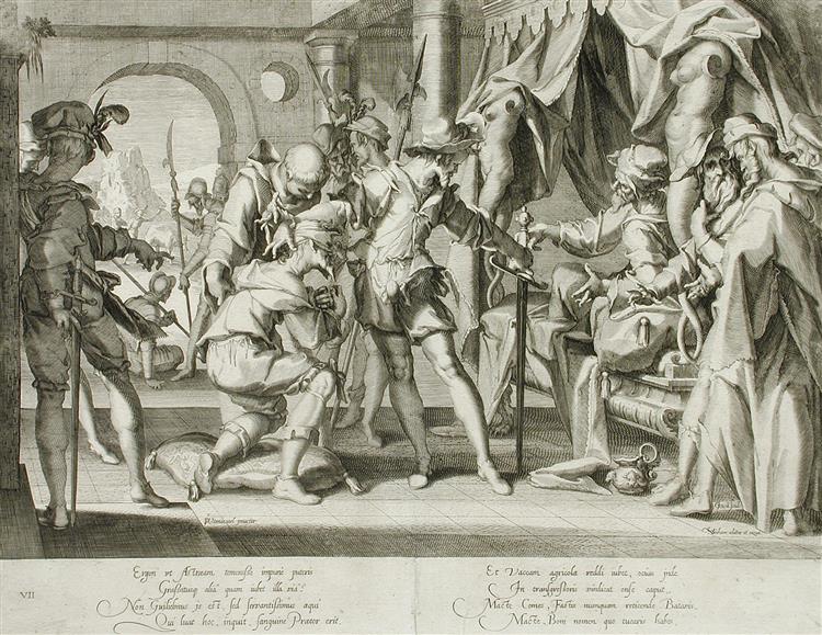 Count William III of Holland Permitting the Beheading of His Bailiff, 1607 - Willem van Swanenburg
