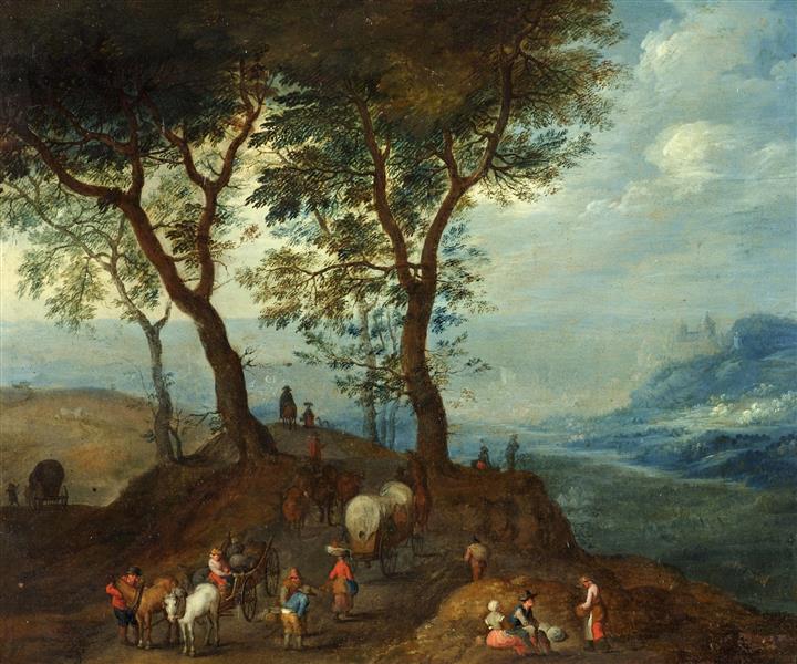 Paysage Avec Les Paysans - Pieter Brueghel le Jeune