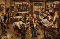 The Tax-Collector's Office - Pieter Brueghel the Younger