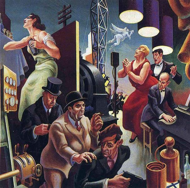 Arts of the City, 1932 - Thomas Hart Benton