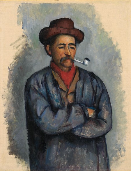 Man with a Pipe (Study for The Card Players), 1890 - 1892 - Paul Cézanne