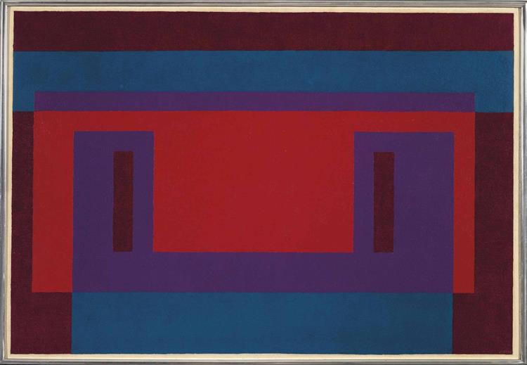 Red Wall, 1947 - 1956 - Josef Albers