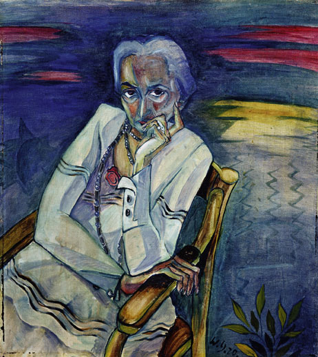Portrait of Rosa Schapire, 1920 - Walter Gramatté