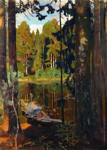 Quiet lake, 1908 - Рылов Аркадий Александрович