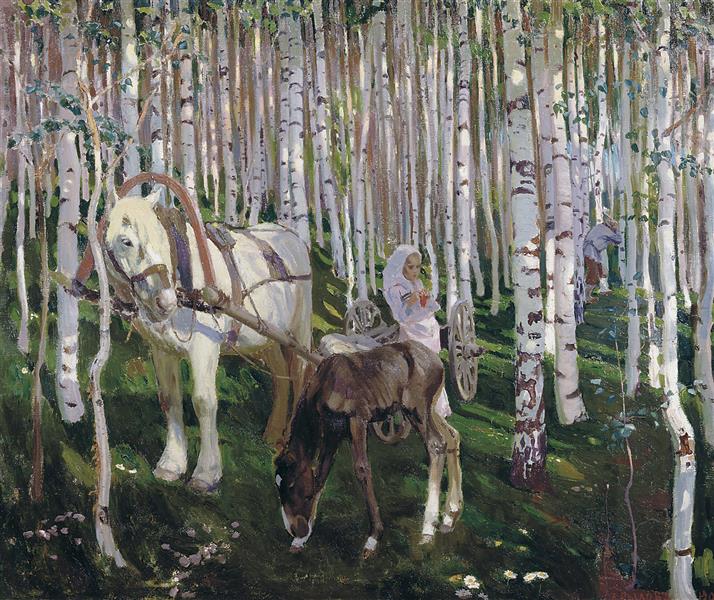 In the Forest, 1905 - Arkadi Rylov