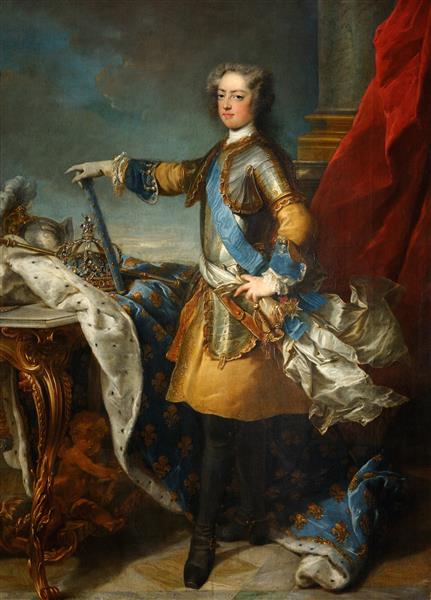 Louis XV, Roi De France Et De Navarre, c.1723 - Жан Батист Ван Лоо