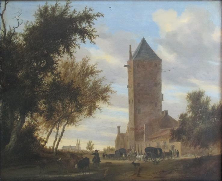 Landschaft Mit Dem Utrechter 'plompetoren' - Salomon van Ruysdael