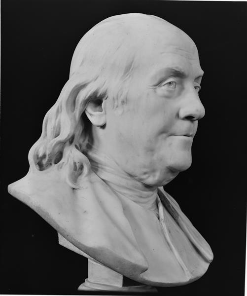 Benjamin Franklin, 1778 - Жан-Антуан Гудон