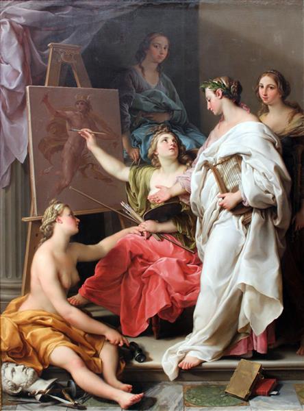 Allegory of the Arts, 1740 - Помпео Батоні