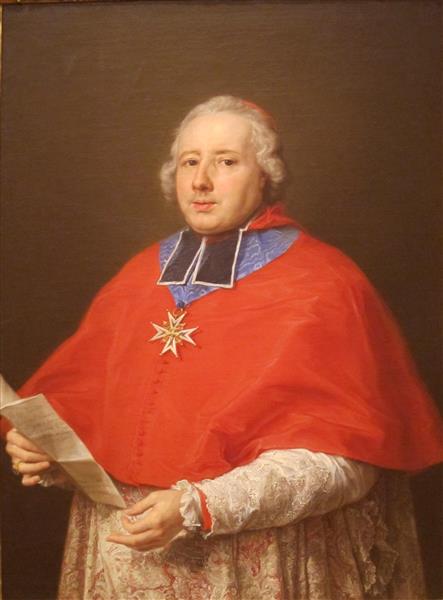 Cardinal Etienne-rené Potier De Gesvres, 1758 - Помпео Батоні