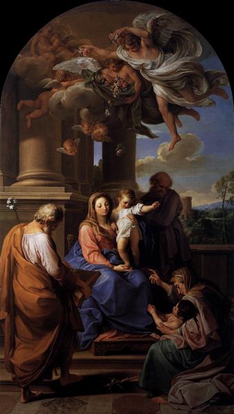 Virgin and Child with Saints - Pompeo Batoni