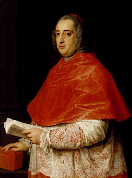 Portrait of Cardinal Prospero Colonna Di Sciarra, c.1750 - Помпео Батоні