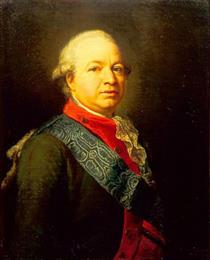 Portrait of Yakov Alexandrovich Bruce - Pompeo Batoni