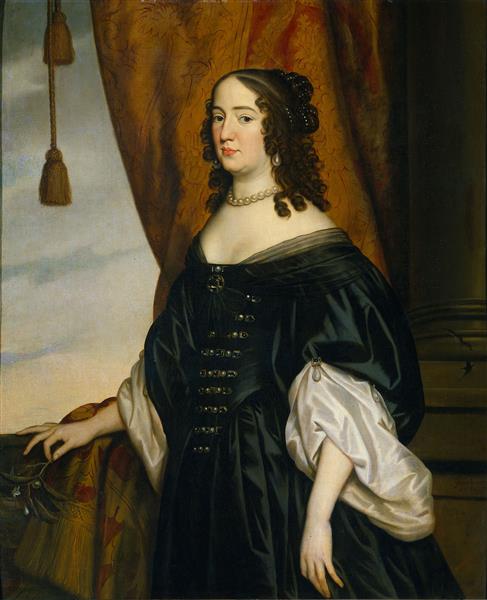 Portret Van Amalia Van Solms, 1650 - Gerard van Honthorst